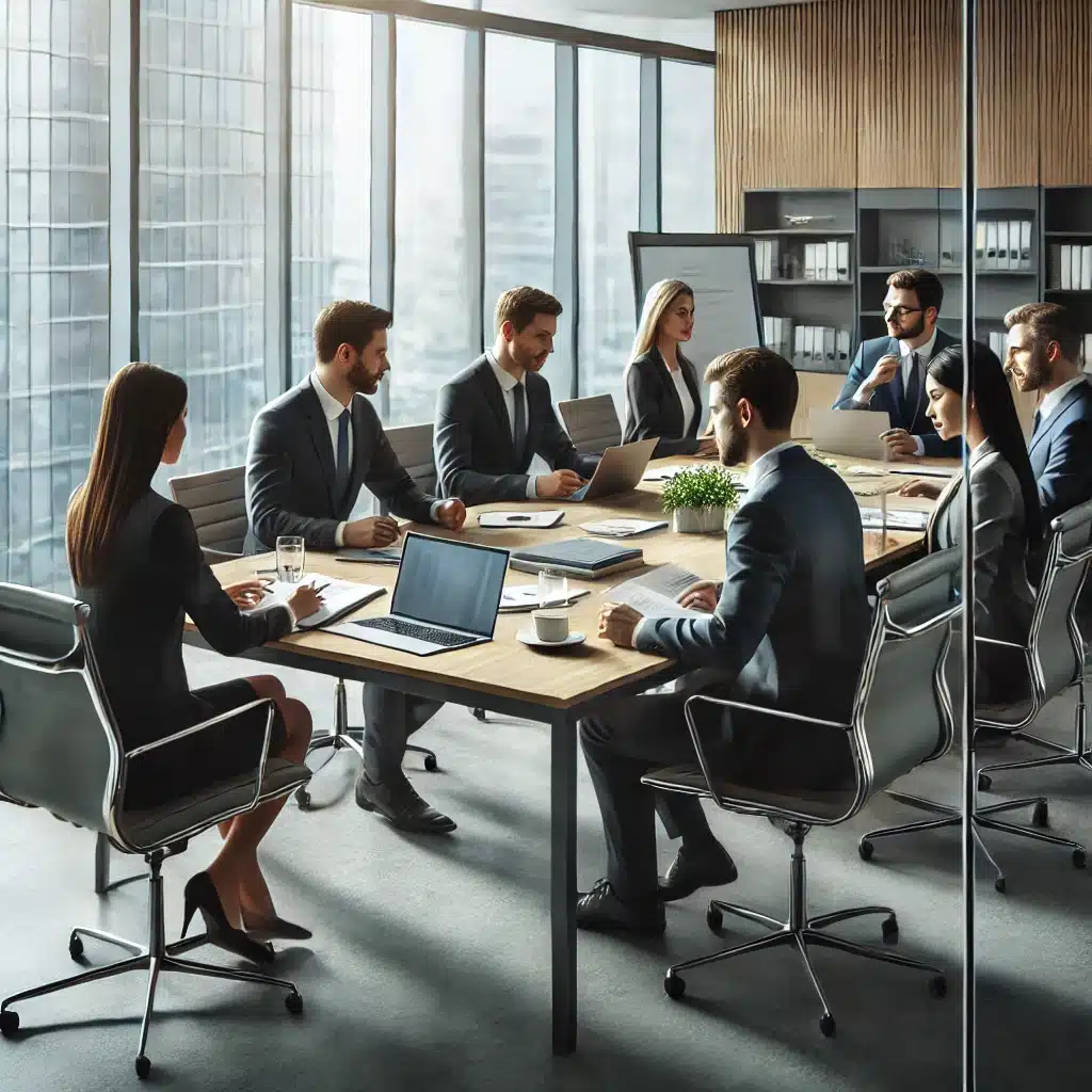 How Managed Security Services Reduce Risk and Save Costs 1 a group of people sitting around a table