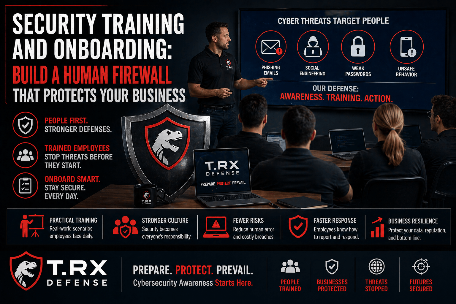 Cybersecurity training and awareness program.